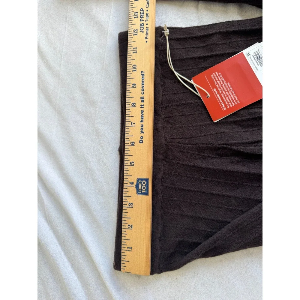 Missoni for Target 20th Anniversary Brown Ribbed Zigzag Knit Leggings XL NWT